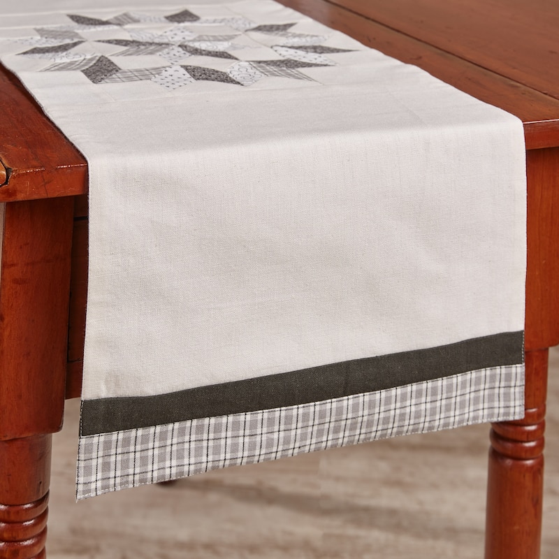 Park Designs Broken Star Patch Table Runner 14" x 42" - 14" x 42"