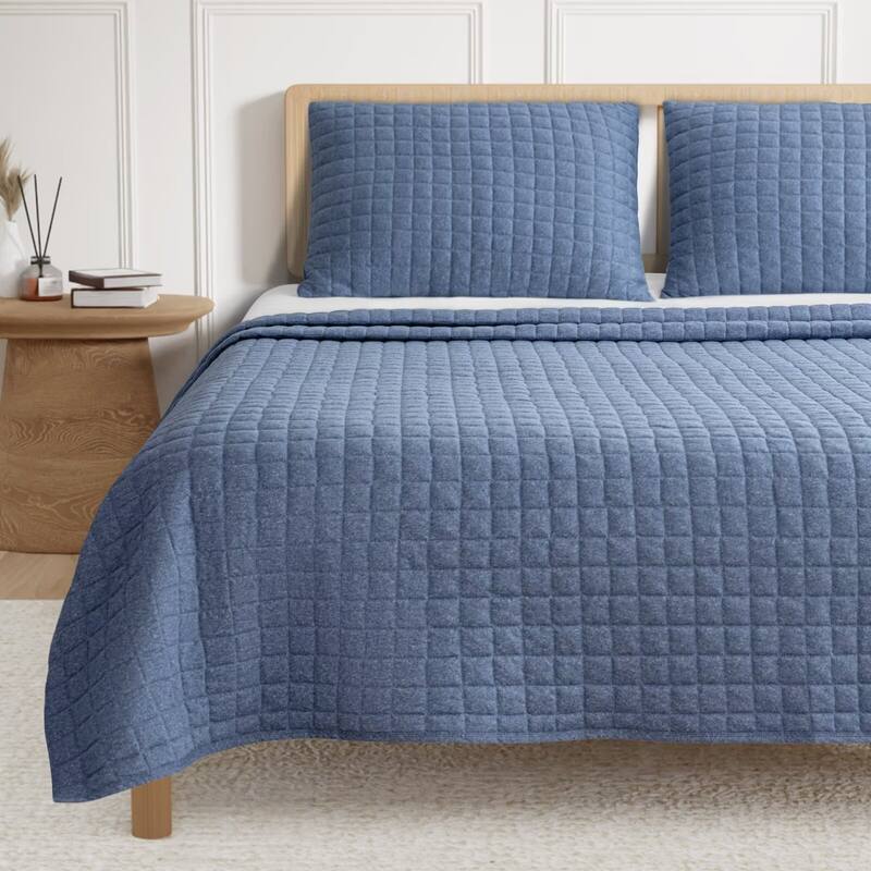 3-Piece Soft Jersey Knit Quilt Set