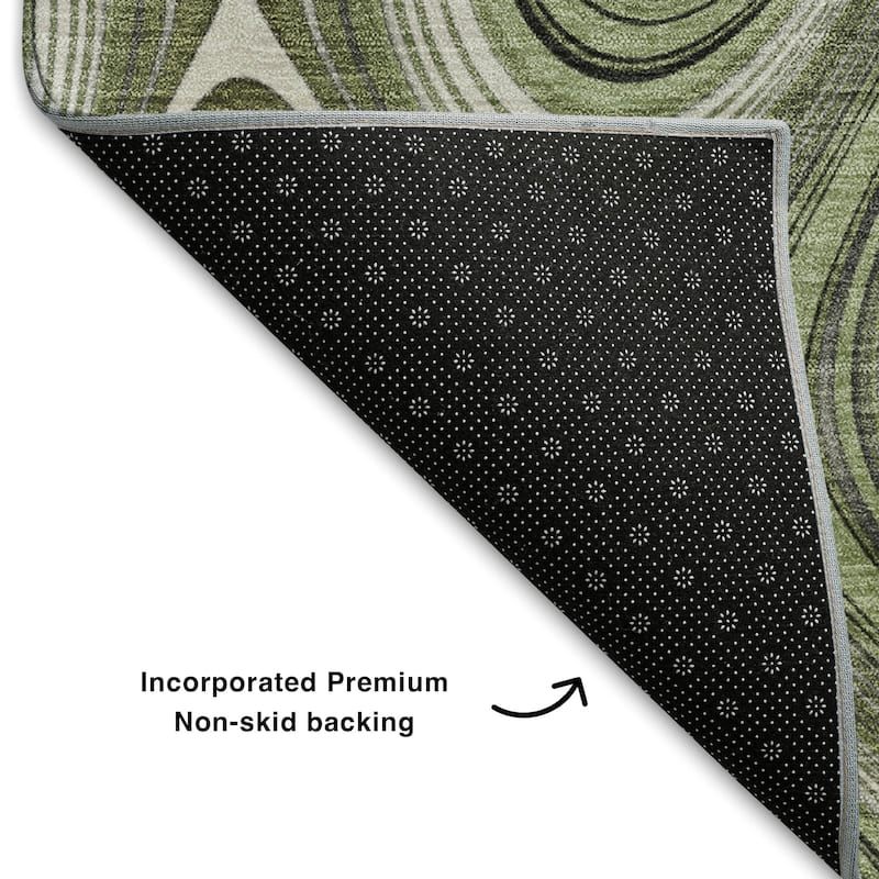 Premium Washable Super Soft Contemporary Alfa Mayfield Rug