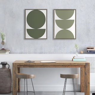 Kate and Laurel Sylvie Boho Framed Canvas by The Creative Bunch Studio