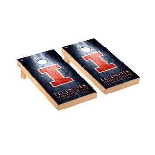 Illinois Fighting Illini Museum Cornhole Board Set