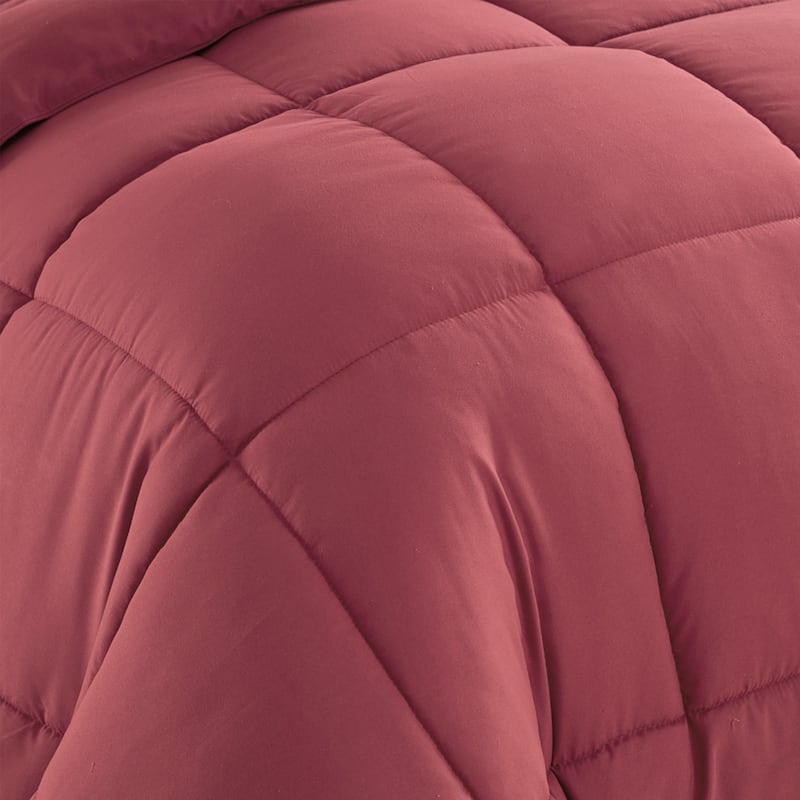 Sweet Home Collection Luxury Solid Bed-In-a-Bag with Sheet Set