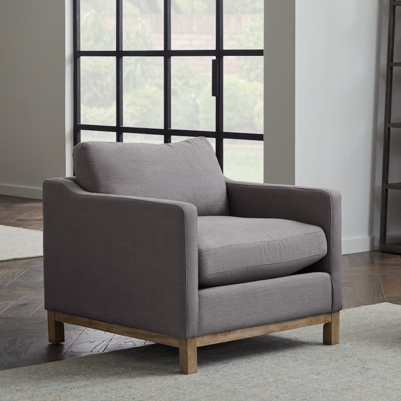 New Heights Delano Upholstered Accent Chair - Grey