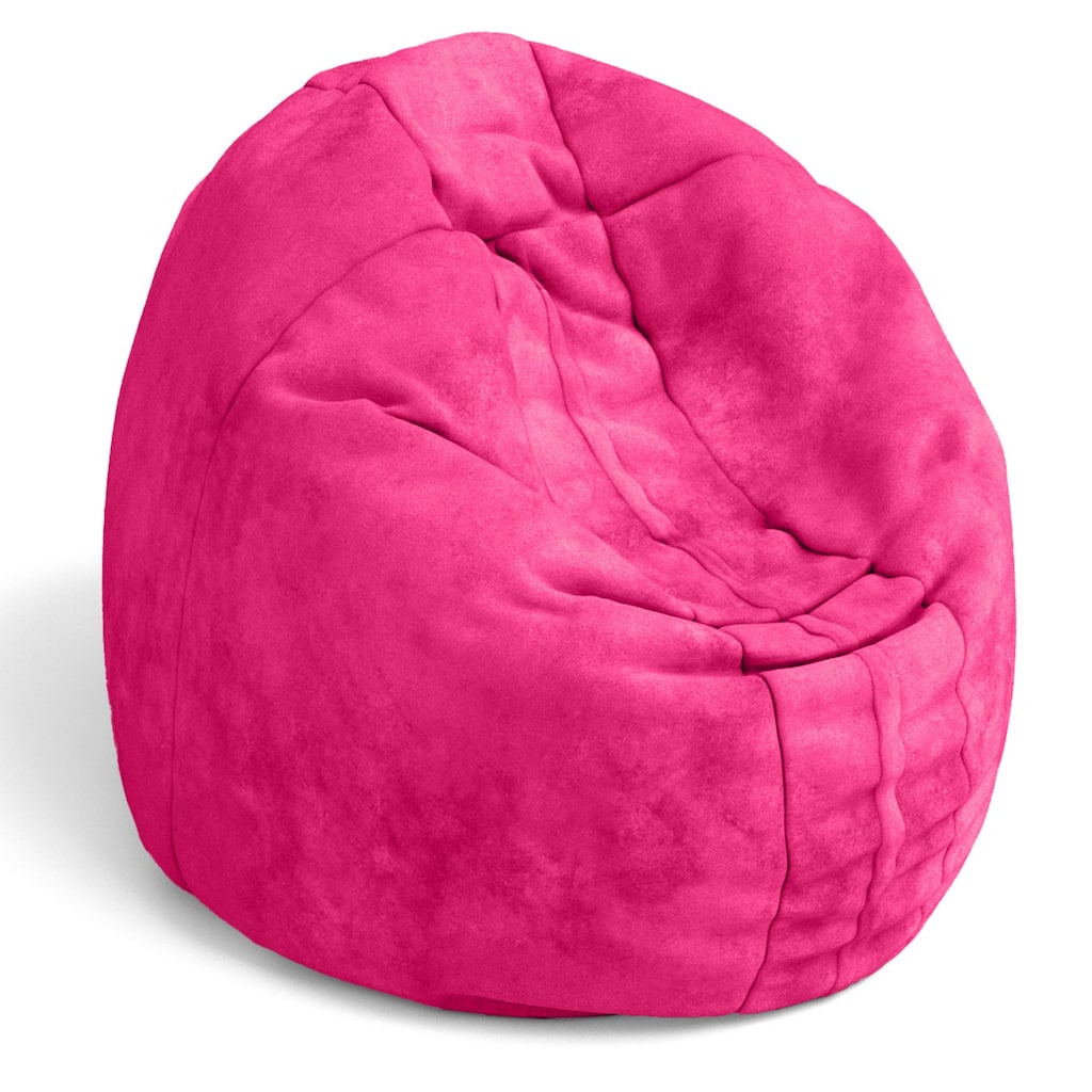 Cocoon Bean Bag Kids Microsuede Chair - 48" - Fuchsia Pink