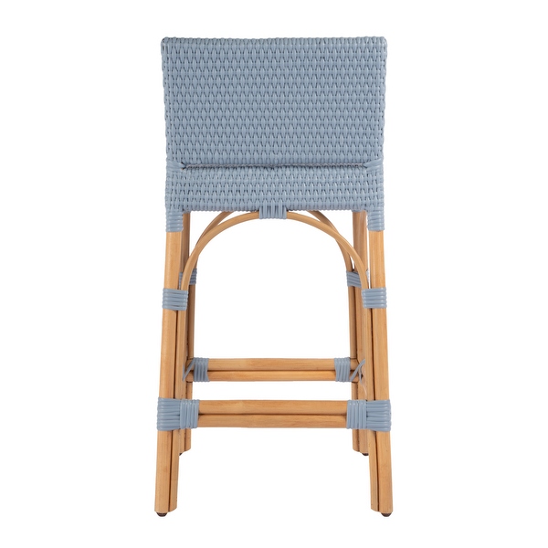 Serienna 24.5 H Seat Rattan Low Back Counter Stool On Sale Bed Bath Beyond 34312395