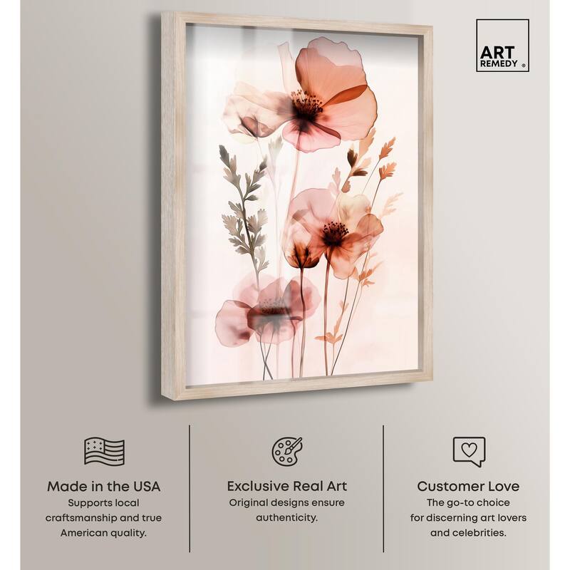 Petal Dye II Shadowbox by Art Remedy
