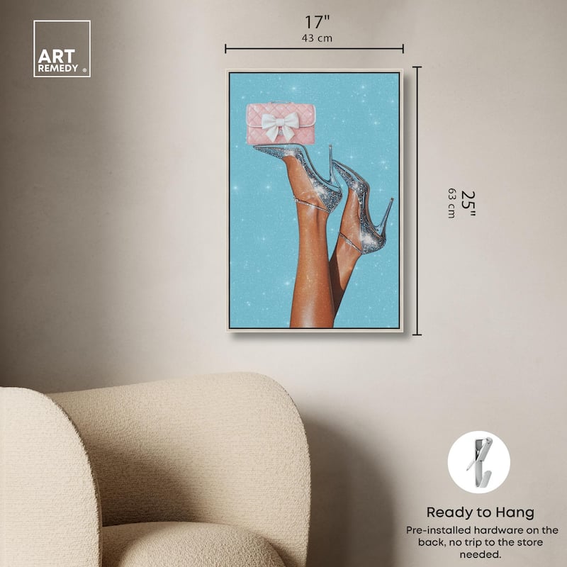 Clutch Purse on Display Canvas by Art Remedy