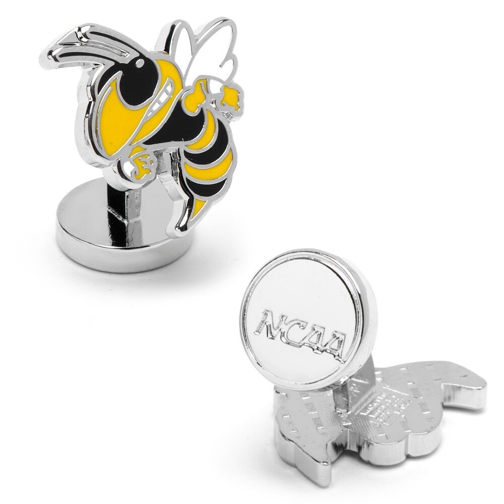 Shop Palladium Georgia Tech Yellow Jackets Logo Cufflinks Overstock 18052972