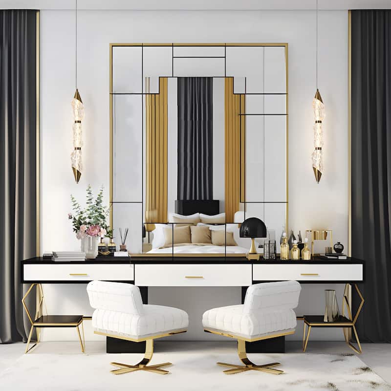 Modern LED 1-Light Gold Pendant Light for Kitchen Island Dining Room