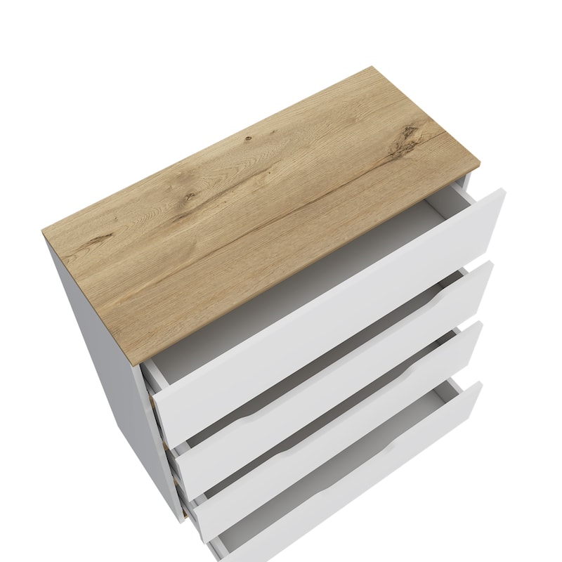 Dresser And Superior Top With Four Drawers
