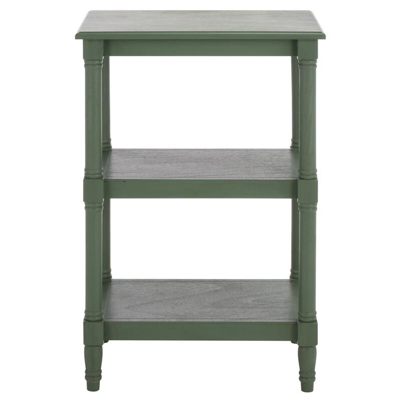 SAFAVIEH Elmira 3-Shelf Accent Table - 19.8" W x 15" L x 30" H - 20"W x 15"D x 30"H
