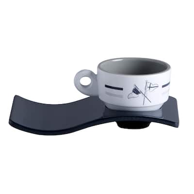 Welcome on Board Melamine Espresso Set - Service of 6