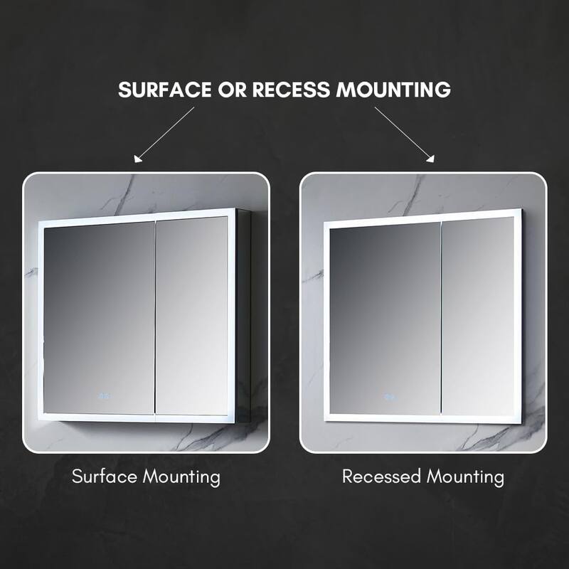 Blossom LED Mirror Medicine Cabinet with Lights