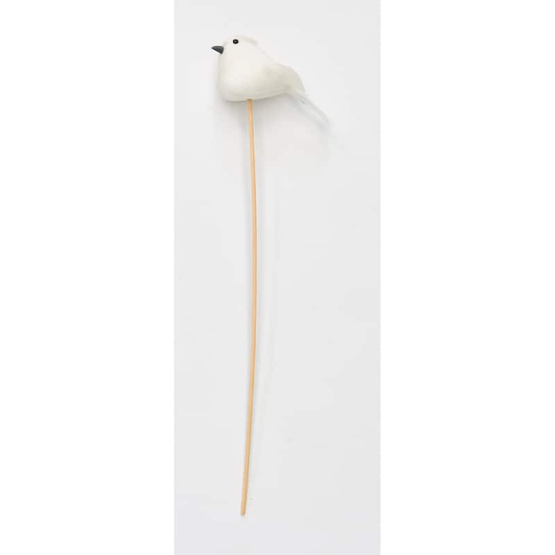 3.5" Dove on 12" Stick, Set of 6 - 13"