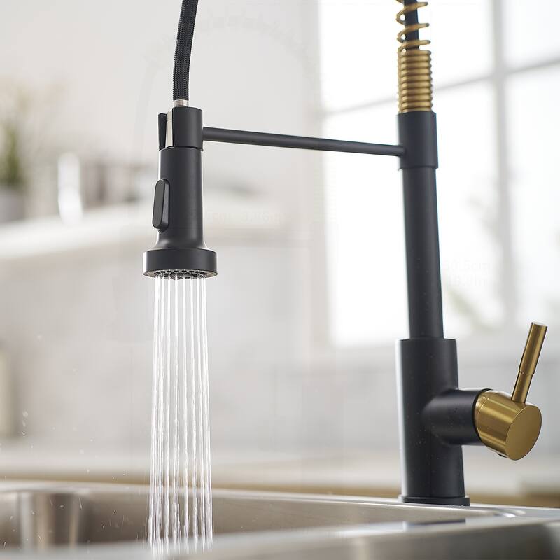 Commercial Kitchen Faucet with Pull Out Sprayer