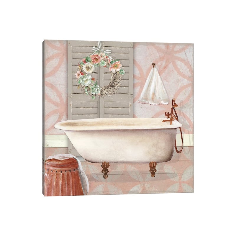 iCanvas "Blushing Bath II" by Carol Robinson Canvas Print