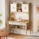 preview thumbnail 5 of 8, Industrial Kids Desk Study Writing Table with Storage for Children