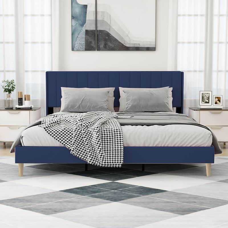 Alazyhome Upholstered Platform Bed Frame