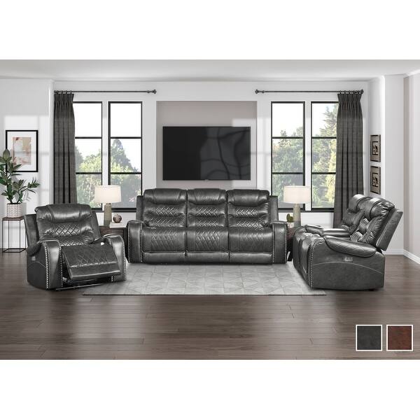 slide 1 of 26, Lenci 3-Piece Power Reclining Living Room Set