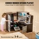 preview thumbnail 34 of 54, Kids Kitchen Playset Play Kitchen for Kids Corner Wooden Play Kitchen