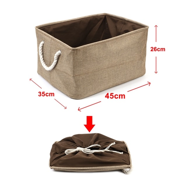 Canvas Toy Bins for Laundry Clothes Storage Home Organizer Bed Bath & Beyond 22963917