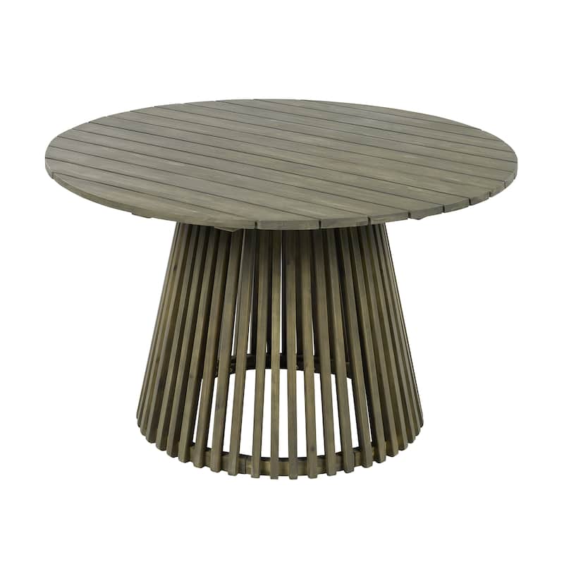 Christopher Knight Home - Meiko Outdoor 5 Piece Acacia Wood Dining Set