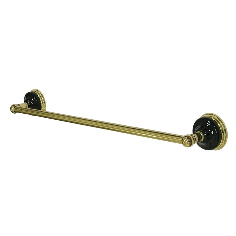 Kingston Brass Water Onyx 18-Inch Towel Bar - Polished Brass