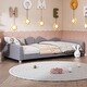 preview thumbnail 34 of 49, Upholstered Daybed with Cloud-Shaped Backrest & Armrests