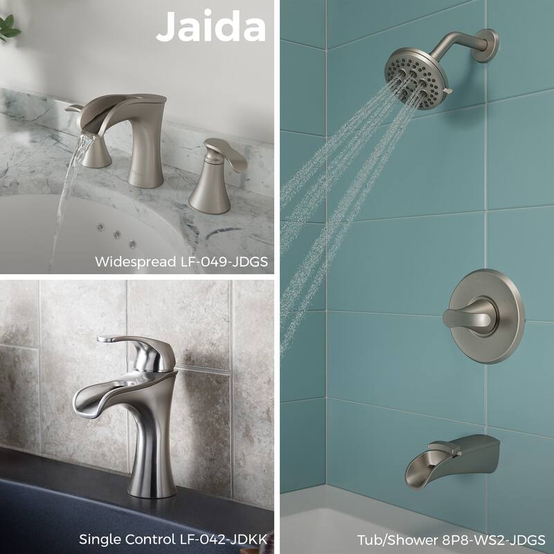 Pfister Jaida Tub and Shower Trim Package with Multi Function Shower