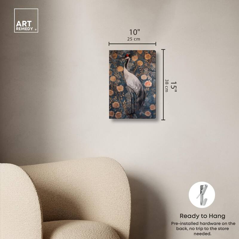 Botanical Bird II Canvas by Art Remedy, Gallery Wrapped