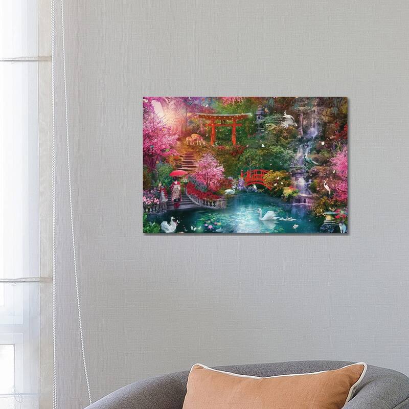 iCanvas "Japanese Garden" by Claudia McKinney Canvas Print - 18x26x1.5