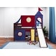 preview thumbnail 11 of 117, JACKPOT Prince & Princess Low Loft Twin Bed, Ladder Slide Tent & Tower