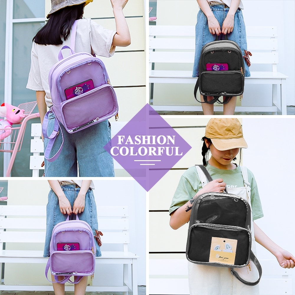 cute clear backpacks
