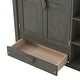 preview thumbnail 32 of 32, Full Size Loft Bed with Built-in Wardrobe, Desk, Storage Shelves and Drawers