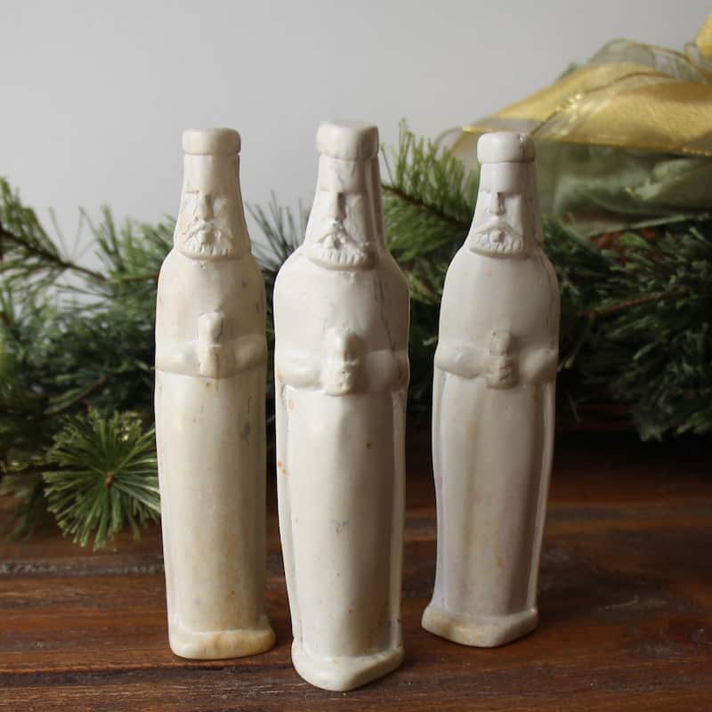 Handmade 6-inch Soapstone Nativity Set (Kenya)