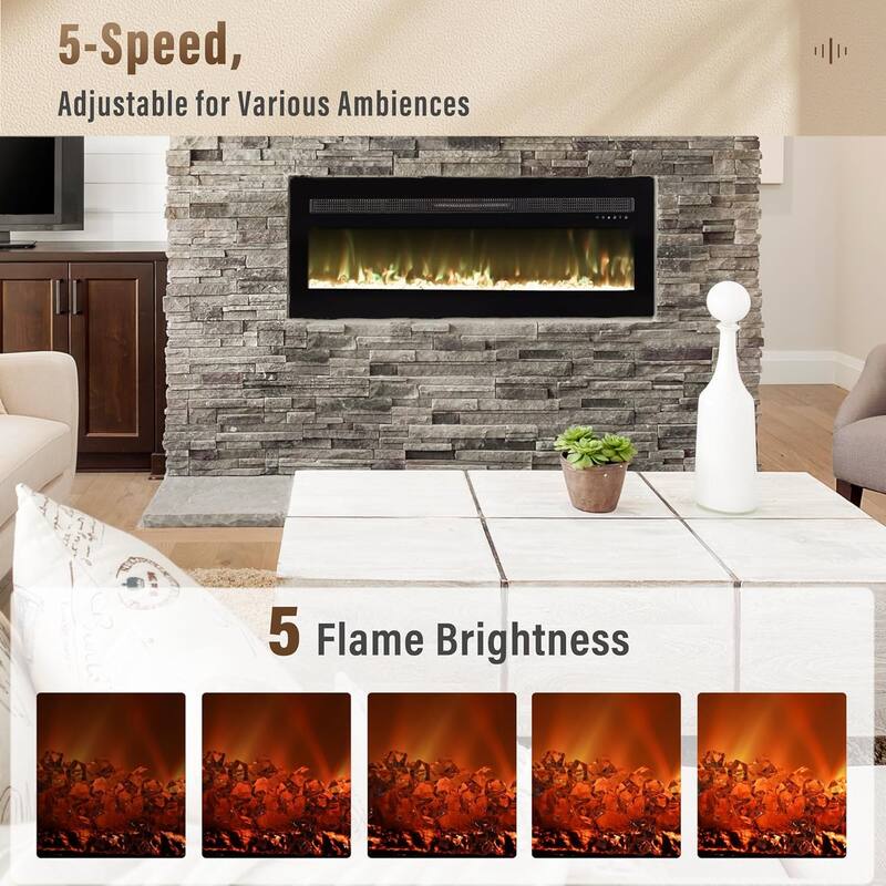 Royalcraft 23 to 60 inch Electric Fireplace