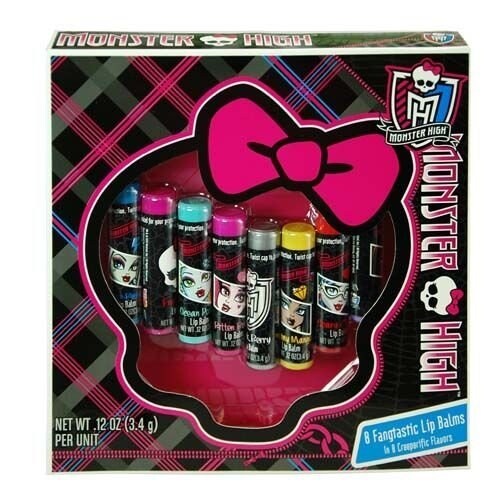 Monster High Lip Balm 8pk in Window Box