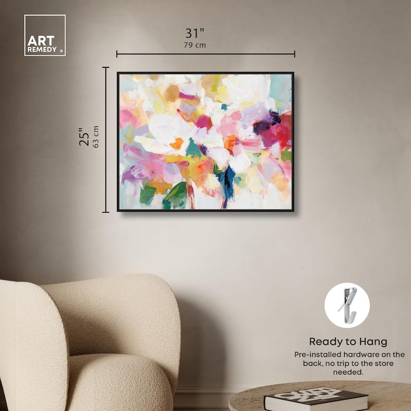 Bold Brushstroke II Canvas by Art Remedy