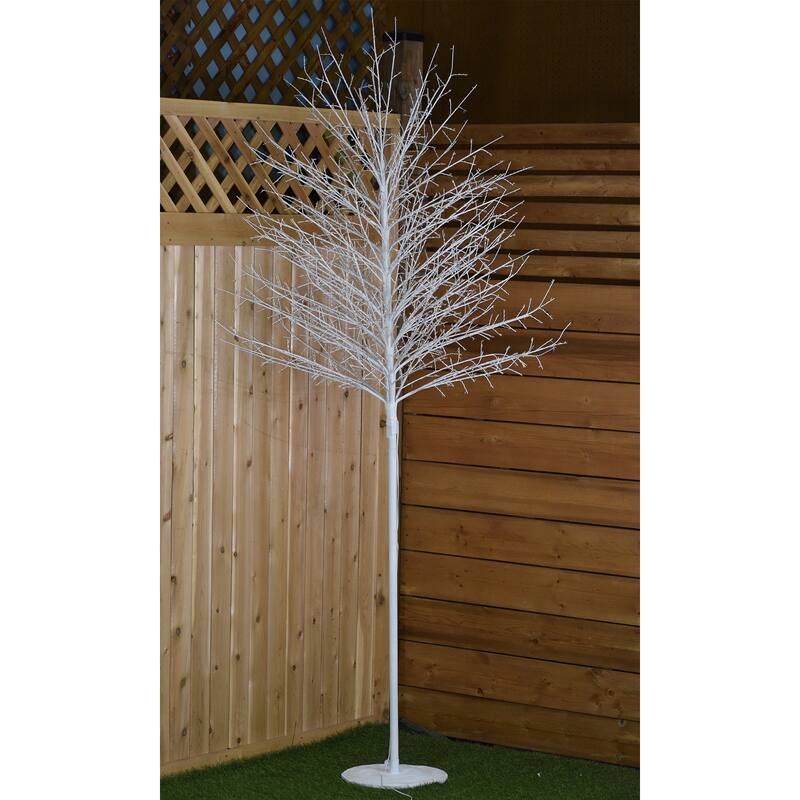 6.8 FT Micro Dot Outdoor LED White Tree Christmas