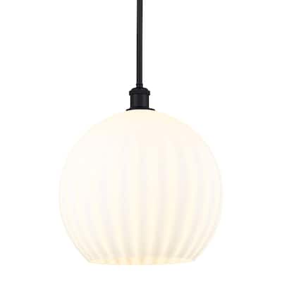 Innovations Lighting 516-1S-17-14 White Venetian Pendant White