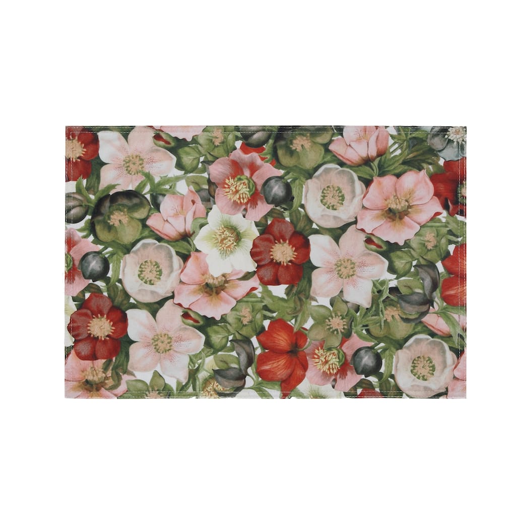 Laural Home Vintage Petals Placemat Set of 4 - 13" x 19"