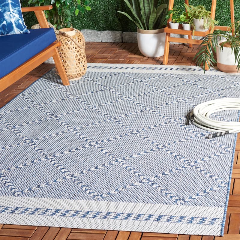 SAFAVIEH Courtyard Minija Transitional Indoor/Outdoor Rug