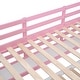 preview thumbnail 61 of 98, Bunk Bed Castle Playhouse Solid Wood Stairs Bed Frame with Storage Shelves & 2 Drawers, Children's Slide Bed with Guardrail