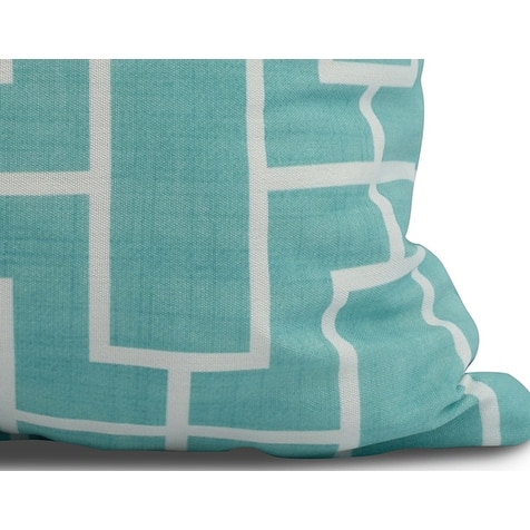 20 x 20 inch Screen Lattice Geometric Print Pillow
