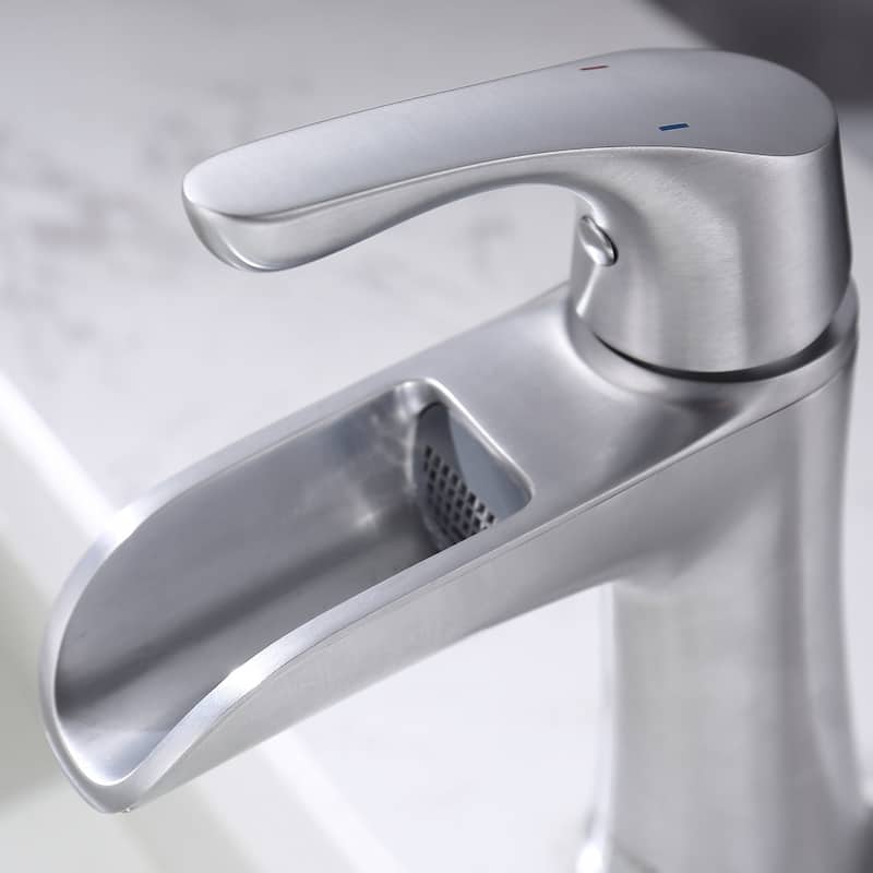 Waterfall Single Handle Single Hole Bathroom Faucet