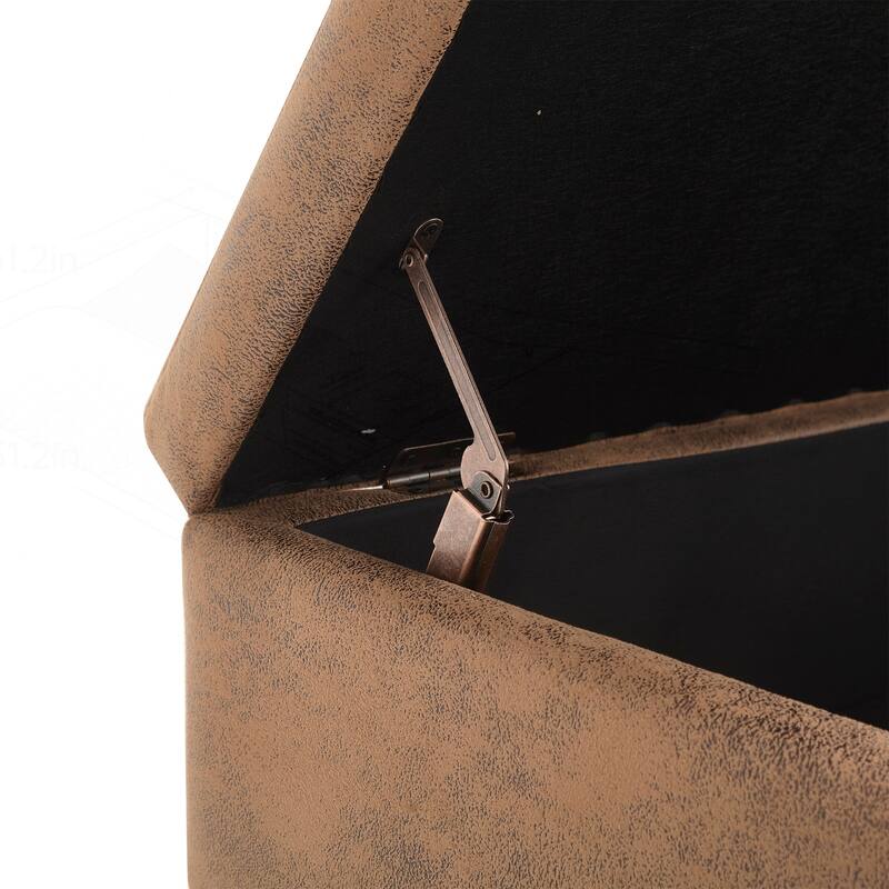 Versatile Mid-century Modern Storage Bench for Various Rooms, Enhancing Functionality and Style