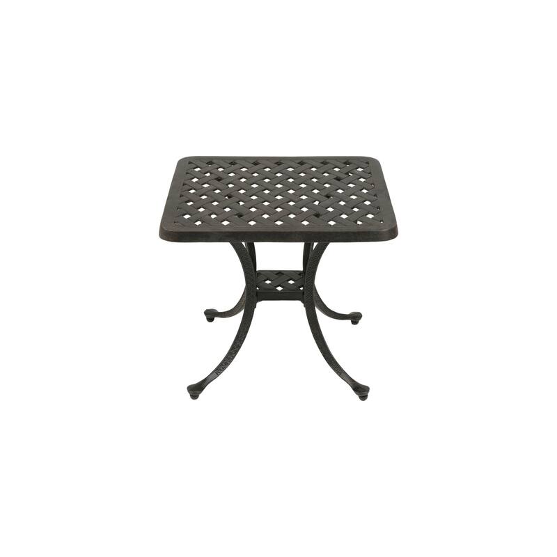 Aluminum Outdoor Patio End Table