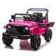 preview thumbnail 6 of 98, Kids' 12V Ride-On Truck with Early Education, LED Lights, and Music, Perfect Holiday Gift
