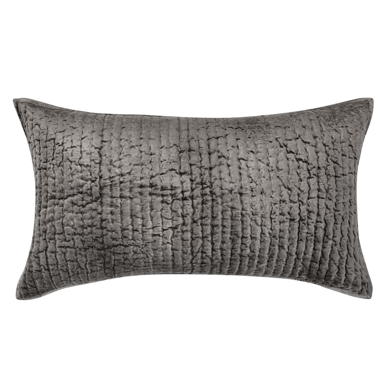 Dimitry Rayon Velvet Sham by Kosas Home - Desert Brown - King