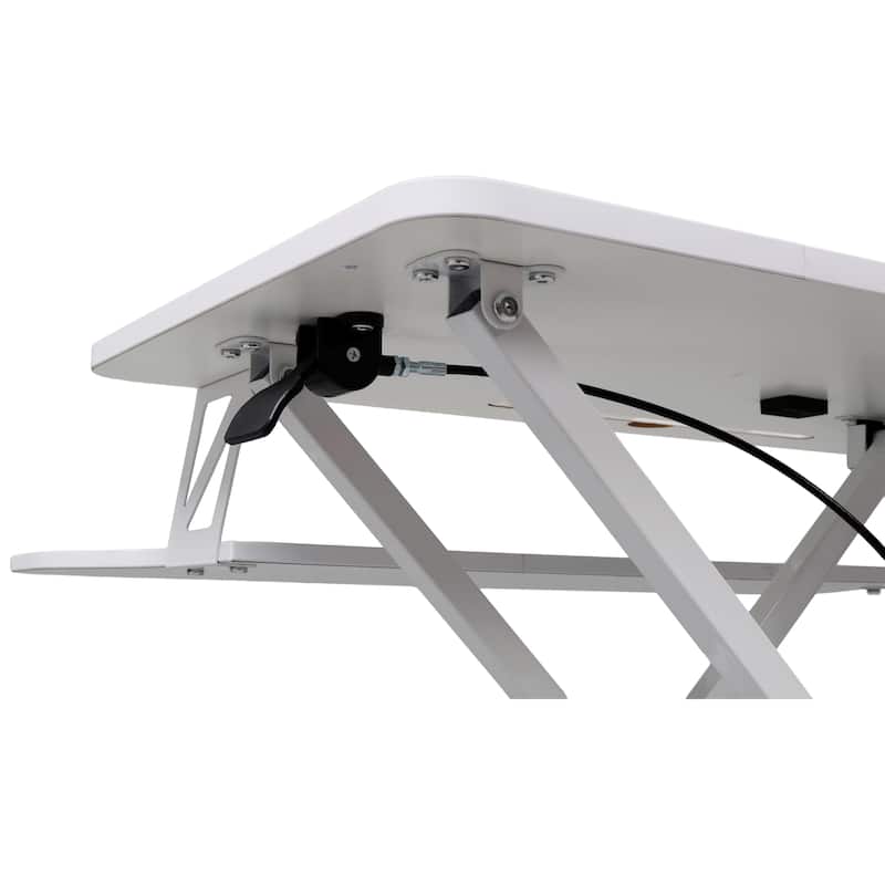 Adjustable Height Standing Laptop Desk,Adjustable Sit to Stand Up Workstation with Keyboard Tray